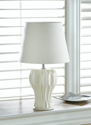 Abstract Curved Table Lamp Decor