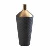Black and Gold Porcelain Vase