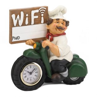 Chef Wifi Sign Check Kitchen Decor
