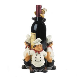 Chefs Wine Bottle Holder Home Decor