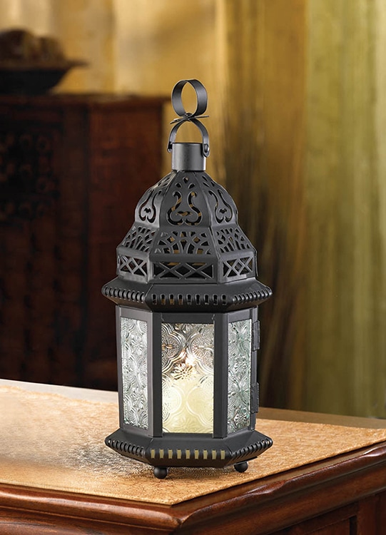 Clear Glass Moroccan Lantern