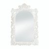 Distressed White Wall Mirror