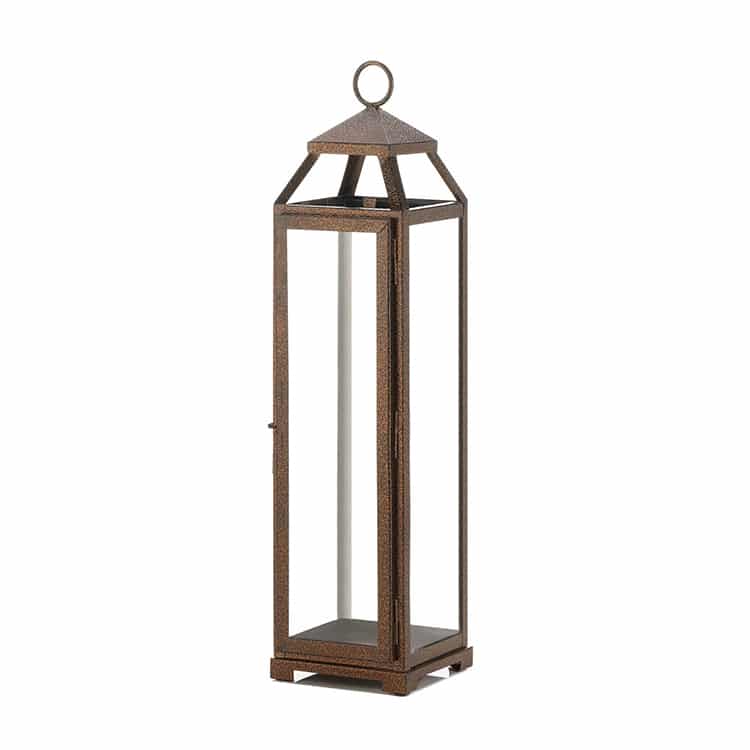 Extra Tall Copper Candle Lantern