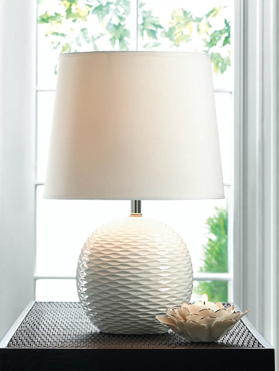 Fairfax White Table Lamp