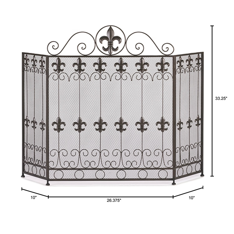 French Revival Fire Place Screen Home Decor
