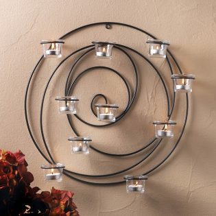 Hypnotic Candle Wall Sconce Home Decor