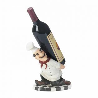 Italian Chefs Back Wine bottle Holder