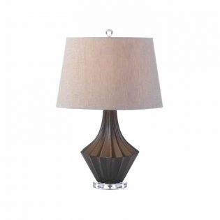 Mason Black and Gray Table Lamp Decor