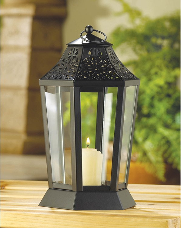 Midnight Garden Candle Lantern Home Decor