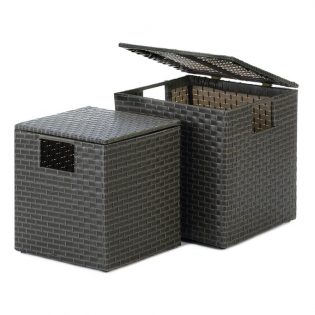Monterey Wicker Storage Trunks Home Decor