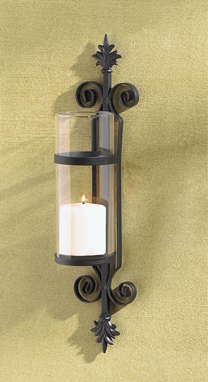 Ornate Scroll Candle Sconce Home Decor