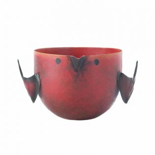 Red Apple Bird Candle