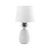 Silver Topped Pineapple Table Lamp