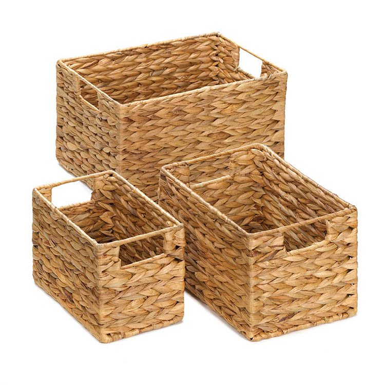 Straw Nesting Stackable Baskets