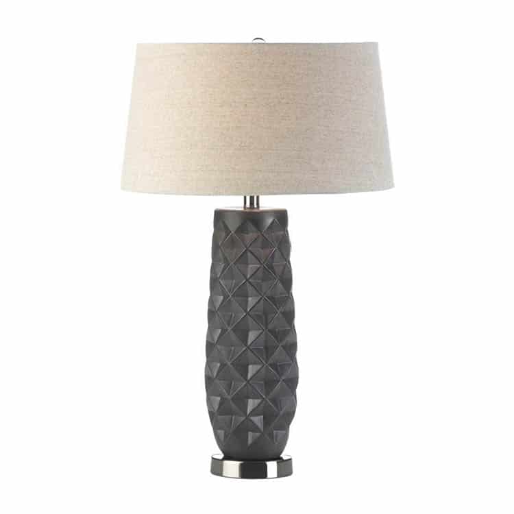 Tao Charcoal Prism Table Lamp Home Decor