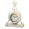 Vintage White Tabletop Clock