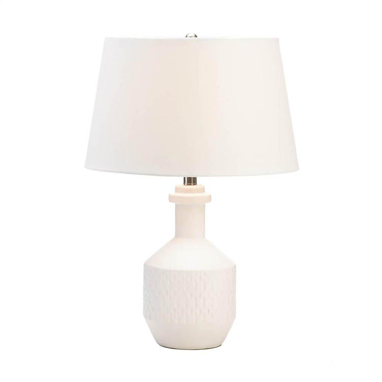 White Base Table Lamp Home Lighting