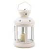 White Colonial Candle Lamp Home Decor
