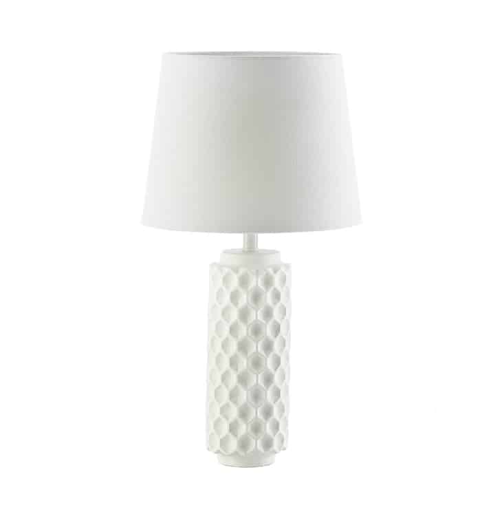 White Honeycomb Table Lamp Lighting decor