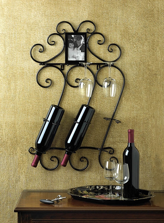 Wine Wall Rack Home Accent