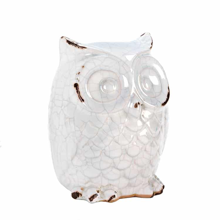 Distressed Owl Figurine
