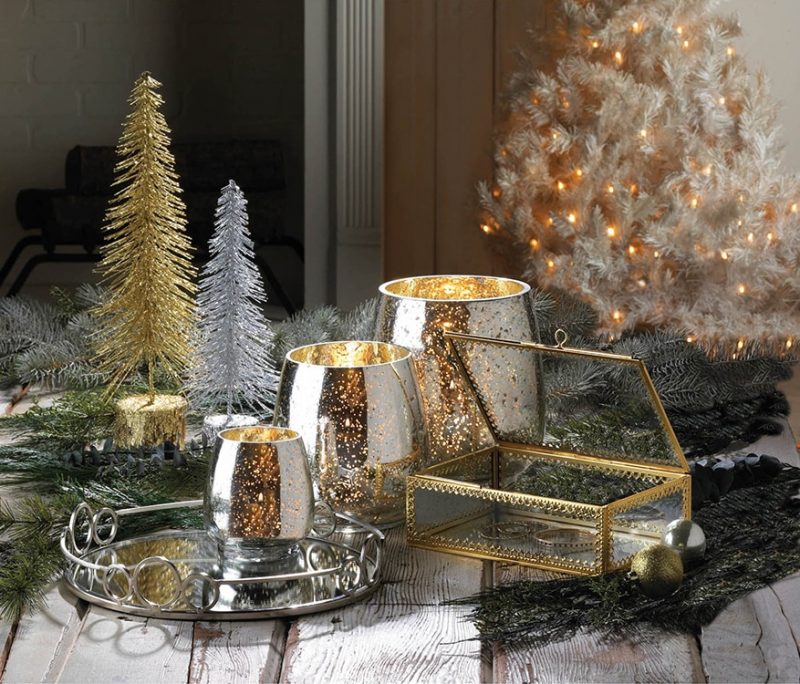 Gold Glitter Christmas Tree