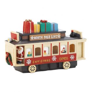 Light Up Vintage Christmas Train Decoration