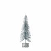 Small Silver Glitter Tree Christmas Decor